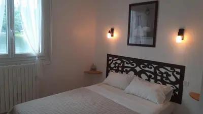 Un ou plusieurs lits dans un hébergement de l'établissement Hôtel du Lac
