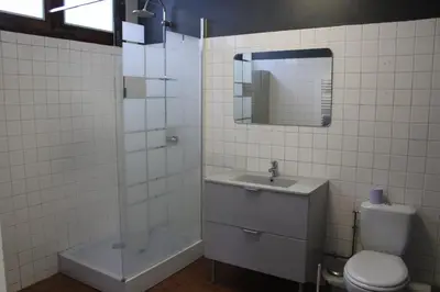Salle de bains dans l'établissement Hotel du Lac - Au Bord du Lac
