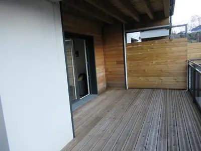 Balcon ou terrasse dans l'établissement LA MONTILLE