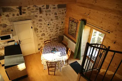 Cuisine ou kitchenette dans l'établissement La cavalièra