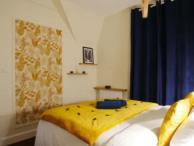 Un ou plusieurs lits dans un hébergement de l'établissement La Maison Normande