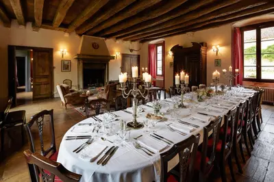 Restaurant ou autre lieu de restauration dans l'établissement Abbaye du Palais