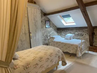 Un ou plusieurs lits dans un hébergement de l'établissement Le Moulin des Farges