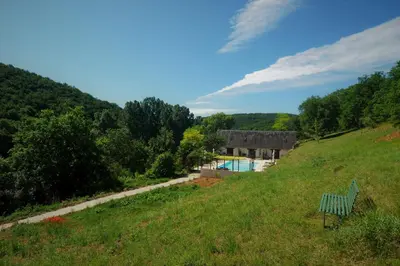 Paysage naturel près de la maison de vacances