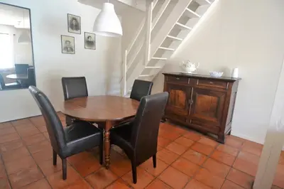 Coin salon dans l'établissement Gîte Duras