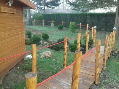 Jardin de l'établissement gite de beletou