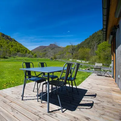 Paysage naturel près de la maison de vacances