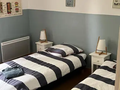 Un ou plusieurs lits dans un hébergement de l'établissement Les écuries du château des Rieux
