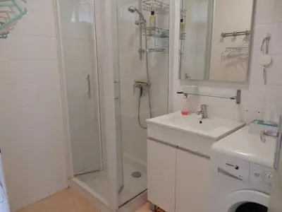 Salle de bains dans l'établissement LES EGLETYERES