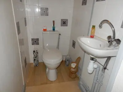 Salle de bains dans l'établissement LES EGLETYERES