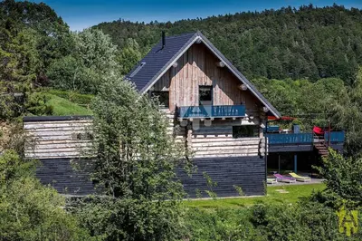 Paysage naturel près de la maison de vacances