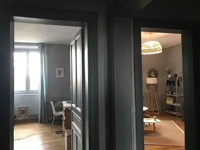Plan de l'établissement Le Compostelle Chic, Charme, Confort, Cocooning 80 m²