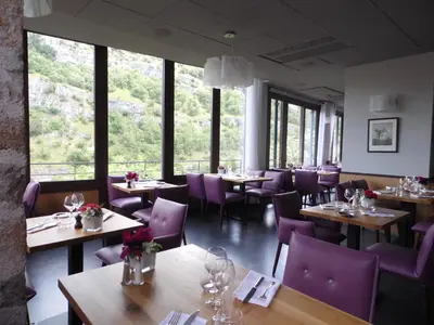 Restaurant ou autre lieu de restauration dans l'établissement Hotel Beau Site - Rocamadour