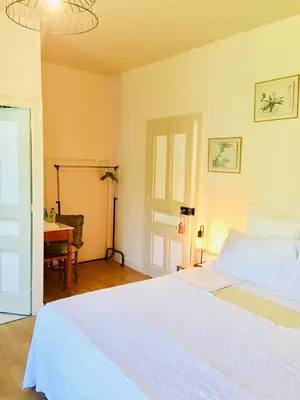 Un ou plusieurs lits dans un hébergement de l'établissement La maison d'Hera