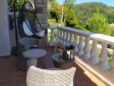 Balcon ou terrasse dans l'établissement Ma villa au bord de l'eau