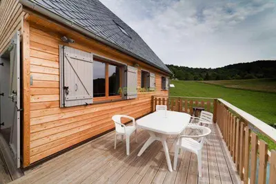 Balcon ou terrasse dans l'établissement Chalet Puy Ferrand