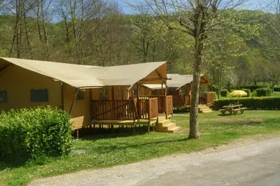 Paysage naturel près de le camping