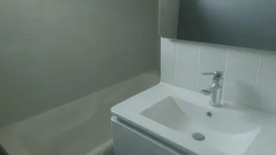 Salle de bains dans l'établissement Lou Chastel