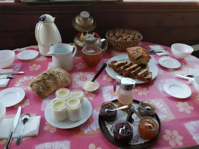 Nourriture dans le B&B/chambre d'hôtes ou à proximité