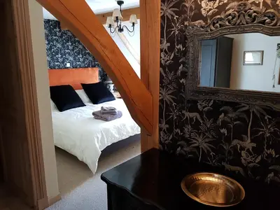 Un ou plusieurs lits dans un hébergement de l'établissement Chateauret