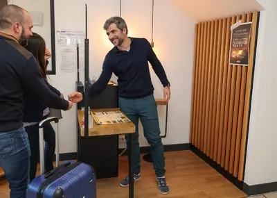 Clients de l'établissement Hôtel La Réserve de Brive