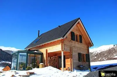 Vue générale sur la montagne ou vue sur la montagne depuis la maison de vacances
