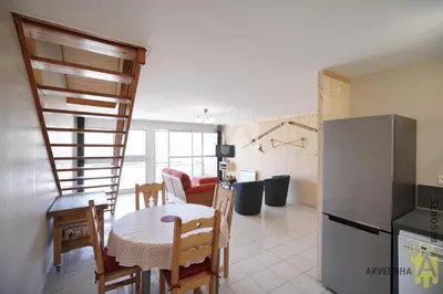 Cuisine ou kitchenette dans l'établissement Le Chaudefour