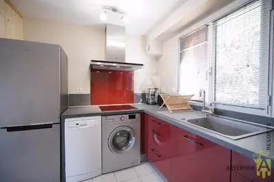 Cuisine ou kitchenette dans l'établissement Le Chaudefour