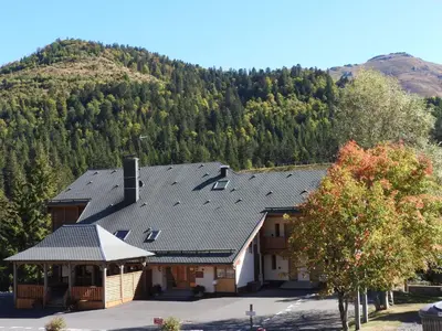 Vue générale sur la montagne ou vue sur la montagne depuis l'appartement