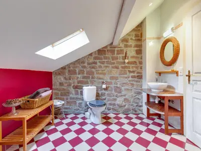 Plan de l'établissement Holiday Home in Auvergne with Roofed Garden and Terrace