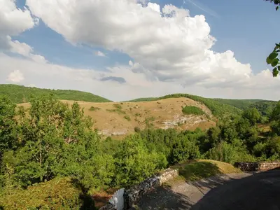 Paysage naturel près de la maison de vacances