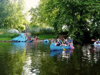 Vue sur la rivière ou le fleuve situé(e) à proximité de la maison de vacances