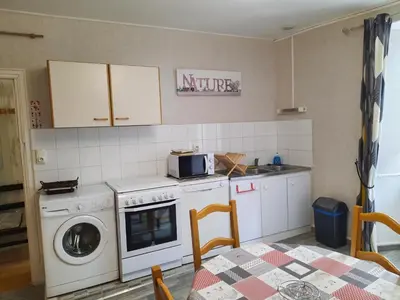 Cuisine ou kitchenette dans l'établissement GITE DE L ASPRE