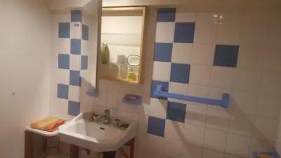 Salle de bains dans l'établissement ESCALE NATURE