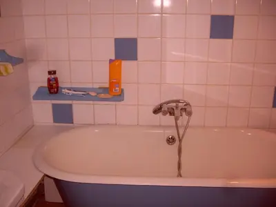 Salle de bains dans l'établissement ESCALE NATURE