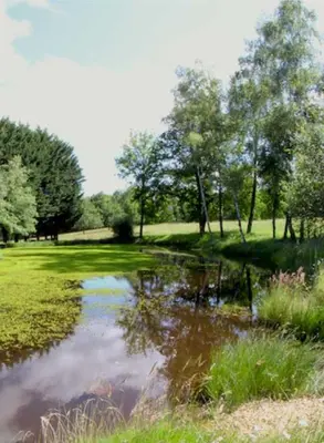Paysage naturel près de la maison de vacances