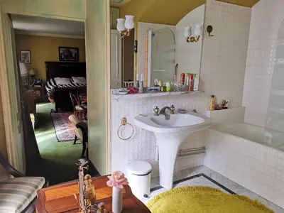 Salle de bains dans l'établissement Le Kino Panorama