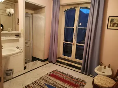 Salle de bains dans l'établissement Le Kino Panorama
