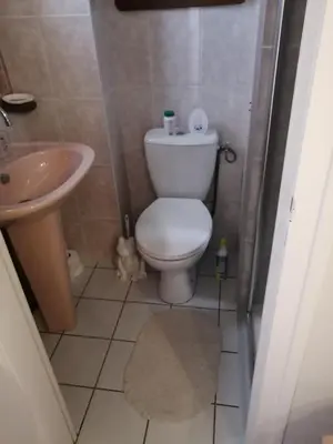 Salle de bains dans l'établissement Lanteuil Maison de vacances à côté de brive et collonge la rouge