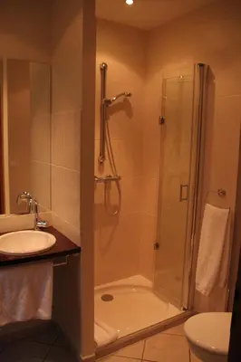Salle de bains dans l'établissement Hotel La Beauze