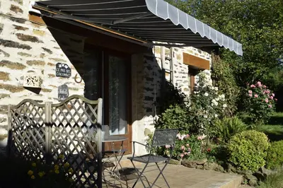 Jardin de l'établissement Gîte le pré des Colombes