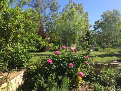 Jardin de l'établissement Dordogne Farmhouse
