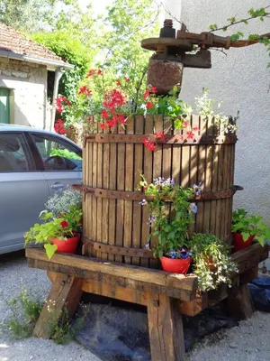 Jardin de l'établissement Dordogne Farmhouse