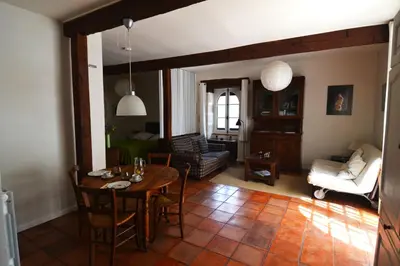 Coin salon dans l'établissement Le Manoir