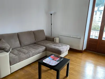 Coin salon dans l'établissement Résidence Les Pâquerettes N3