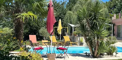 Piscine de l'établissement Merveilleuses chambres d'hôtes à Panazol ou située à proximité