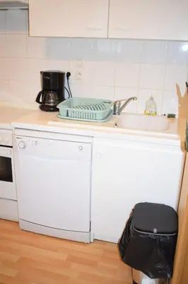 Cuisine ou kitchenette dans l'établissement Résidence Le mont Dore 2 étoiles