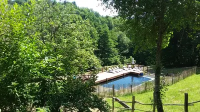 Paysage naturel près de la maison de vacances