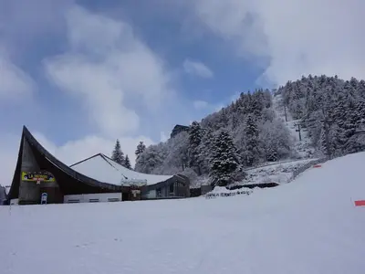 L'établissement BIENVENUE AU LIORAN en hiver
