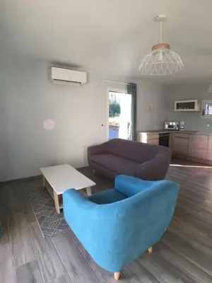 Cuisine ou kitchenette dans l'établissement Hameau de Biscaye